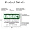 Signmission In The Event Of An Use Phone To, 18 in W x Rectangle, Aluminum OS-2PACK-EM-A-1218-L-10397 - alternate 3
